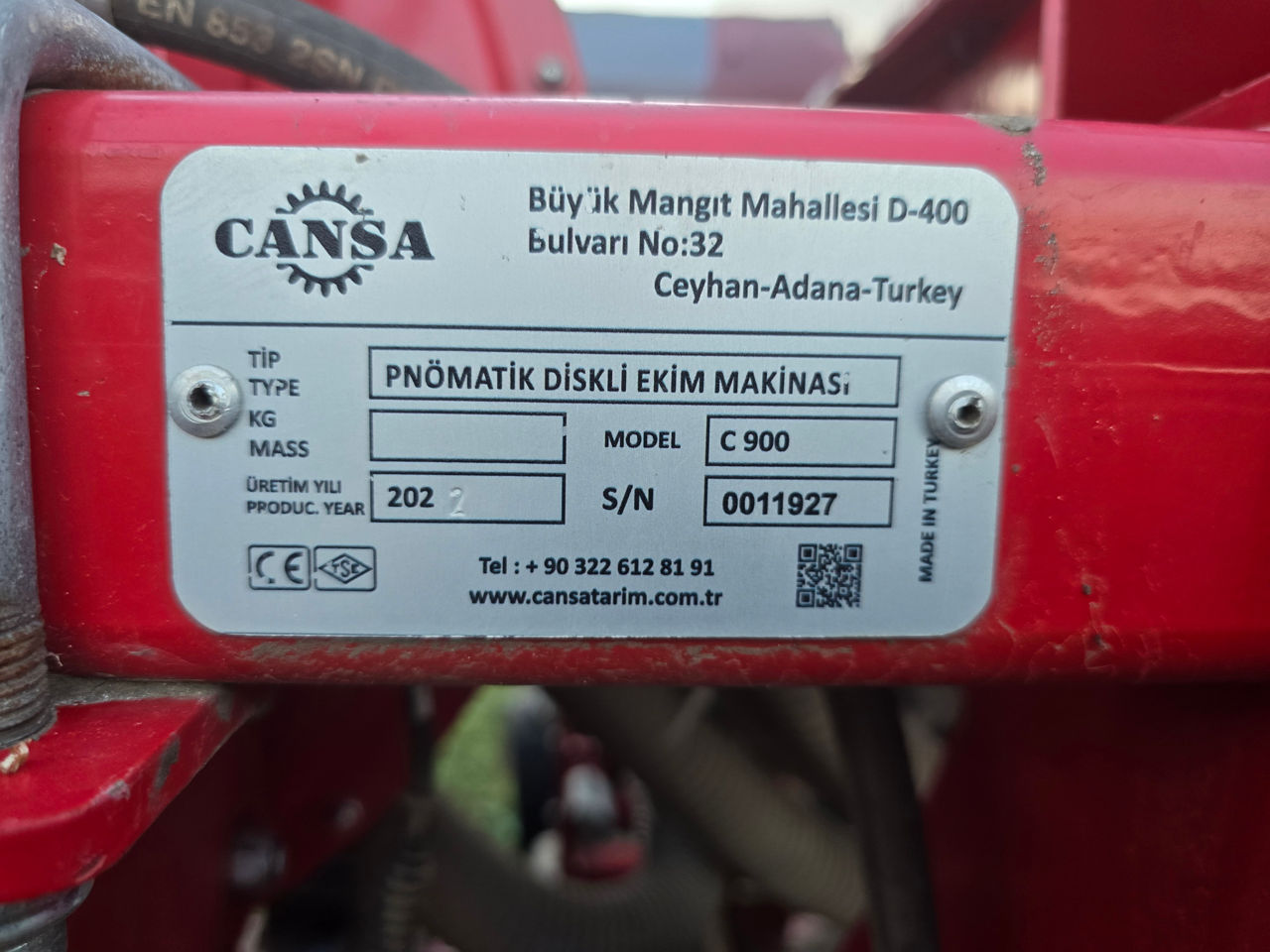 semănătoare (сеялка ) pneumatică calculator turbodisc Cansa C- 900, anul - 2022, a lucrat un sezon. foto 6