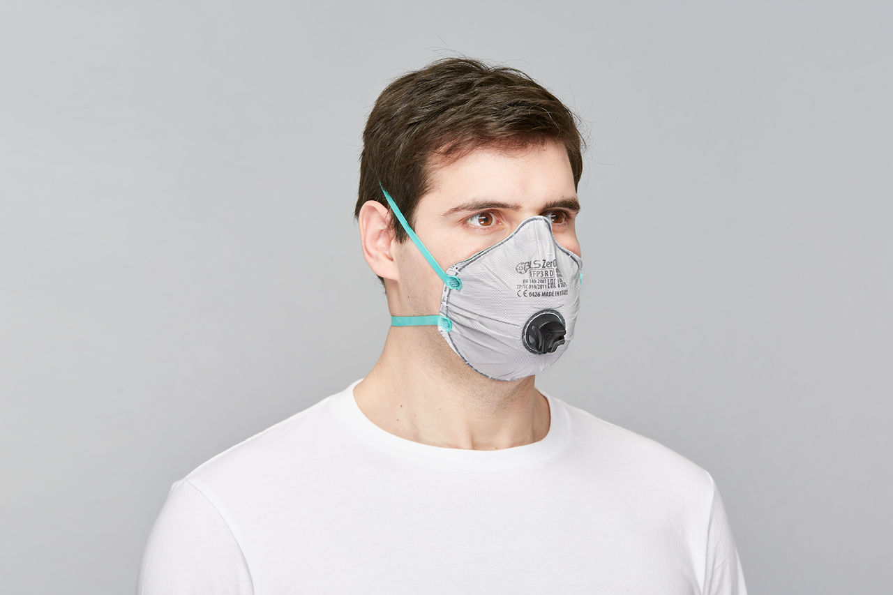 Respirator BLS Zero Carbon FFP3 R D / Фильтрующий респиратор BLS Zero C с углем FFP3 R D foto 2