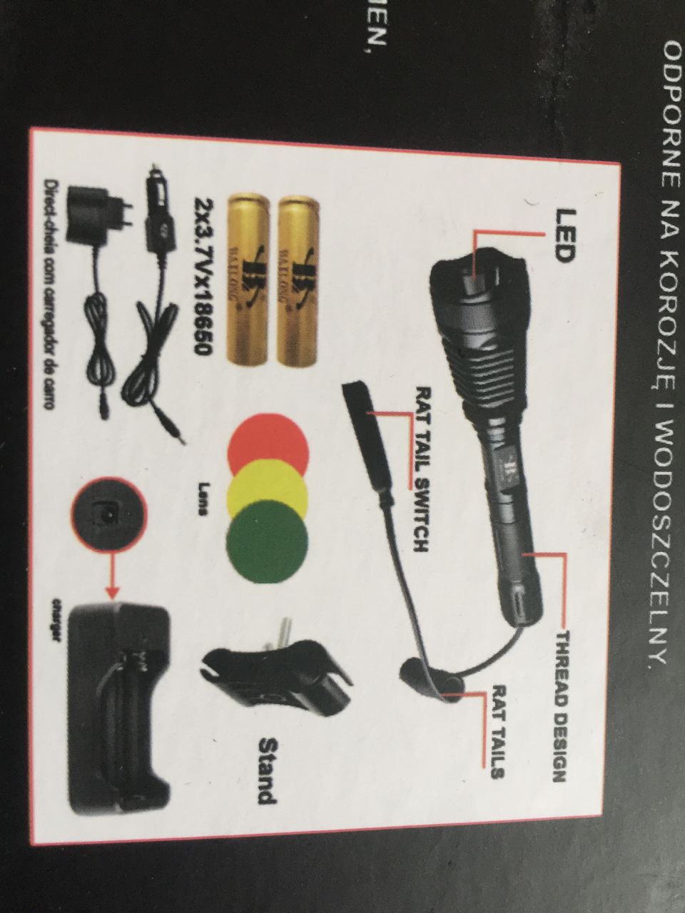 Lanterna pentru vanatoare Set Complect LED XM-LT6 reancarcabila foto 4