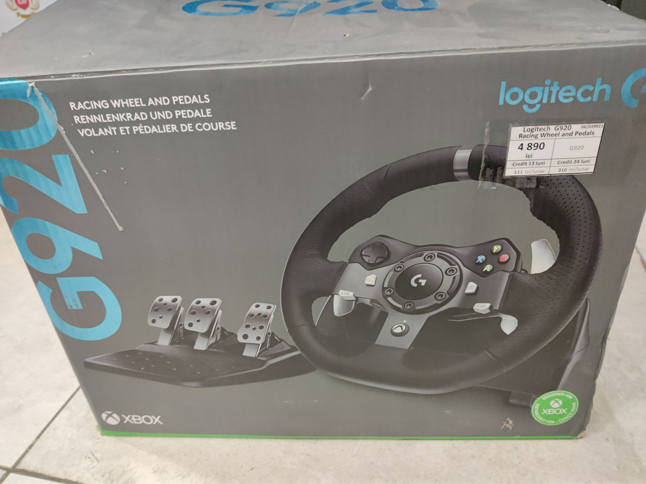 Volan Logitech G920 Racing Wheel And Pedalspret 3780lei