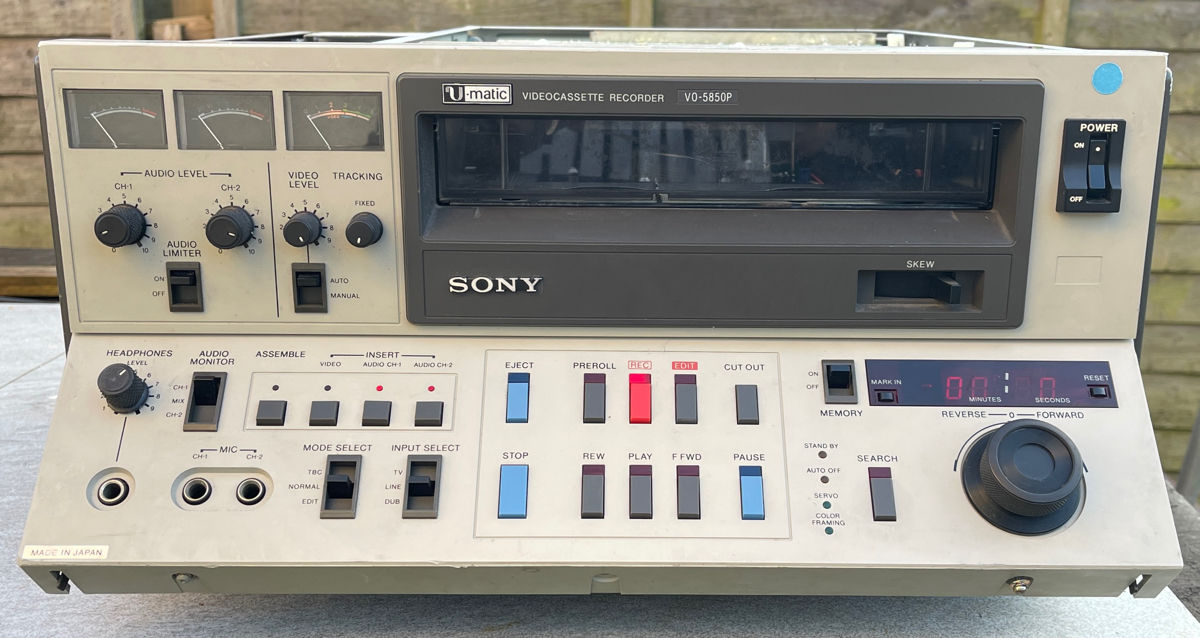 Sony U-matic VO-5850P/VP-5030/VO-5630/UVW- 1600P foto 1
