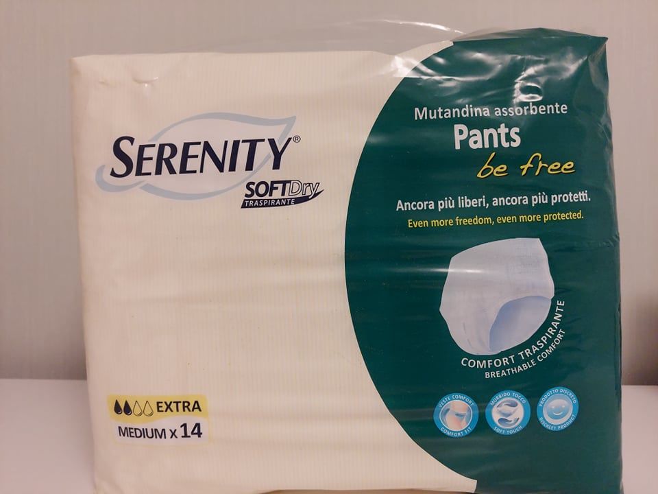 Serenity Soft Dry - Sensitive Pannoloni A Mutandina Taglia L Maxi, 15