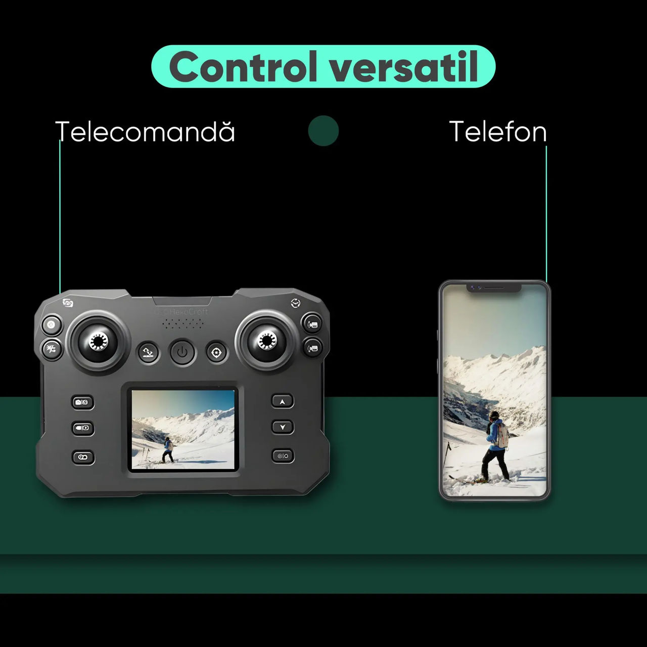 Drona Profesionala Cu Camera HD / Drona Profesionala Cu Camera HD foto 6