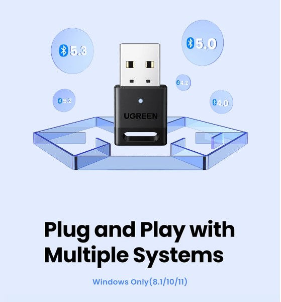 Bluetooth v5.4 adaptor usb bluetooth Baseus Ugreen foto 1