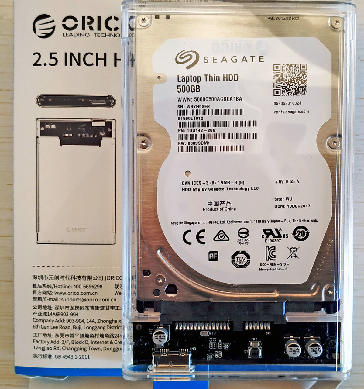 винчестер для ноутбука HDD 2,5" SEAGATE 500Gb - 500 lei