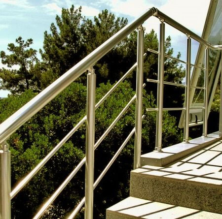 Balustrade inox, aluminii, metal . Перила нежавейка,алюминий,металл. foto 6