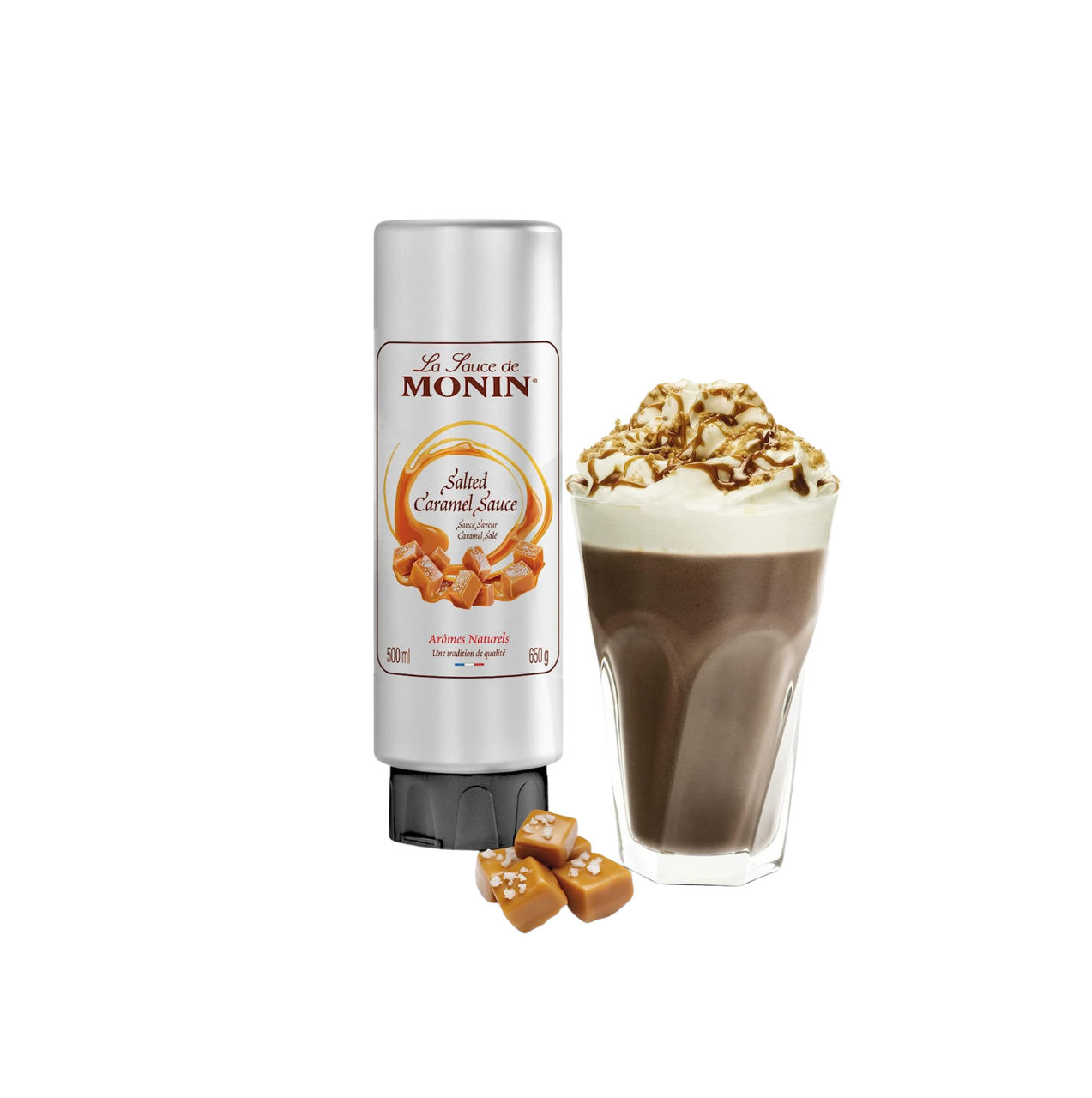 Sos Caramelă Sărată 500 Ml, Sosuri Topite Monin, Livrare Moldova foto 0