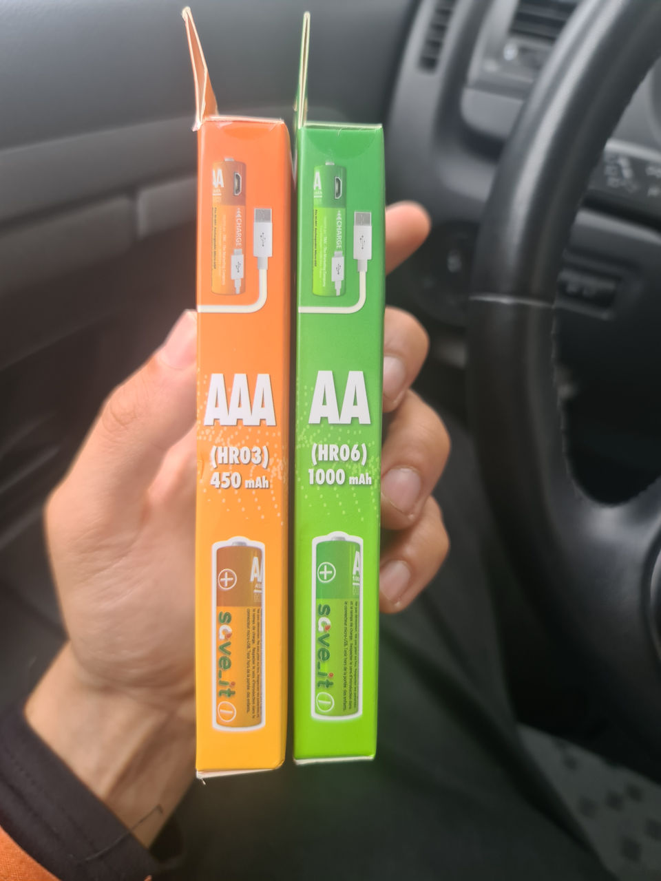 Батарейки с usb зарядкой / Baterii cu încărcare usb