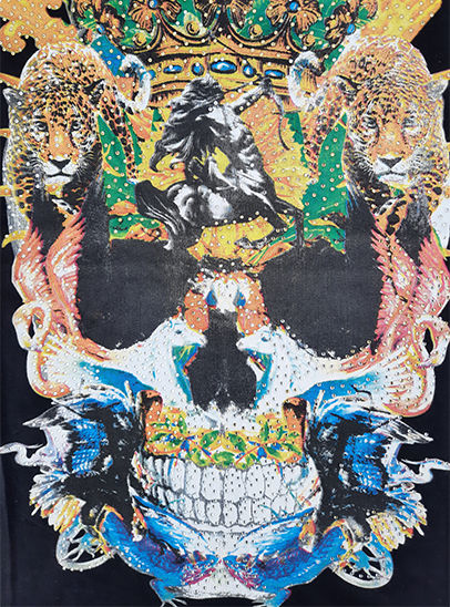 Tricou cu craniu Philipp Plein foto 1