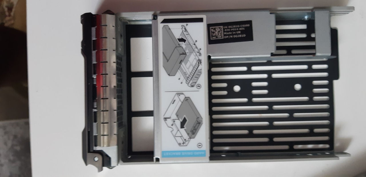 салазки Dell для Hdd-ssd 2,5" Sata/sas на 3.5" фото 0