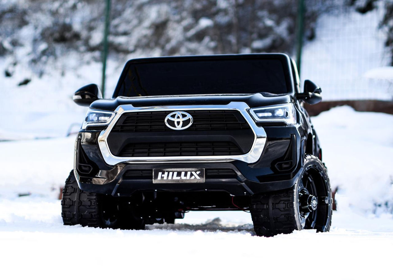 Mașină electrică pentru copii Toyota Hilux HL860 (alb/negru) / Детский электромобиль Toyota Hilux foto 18