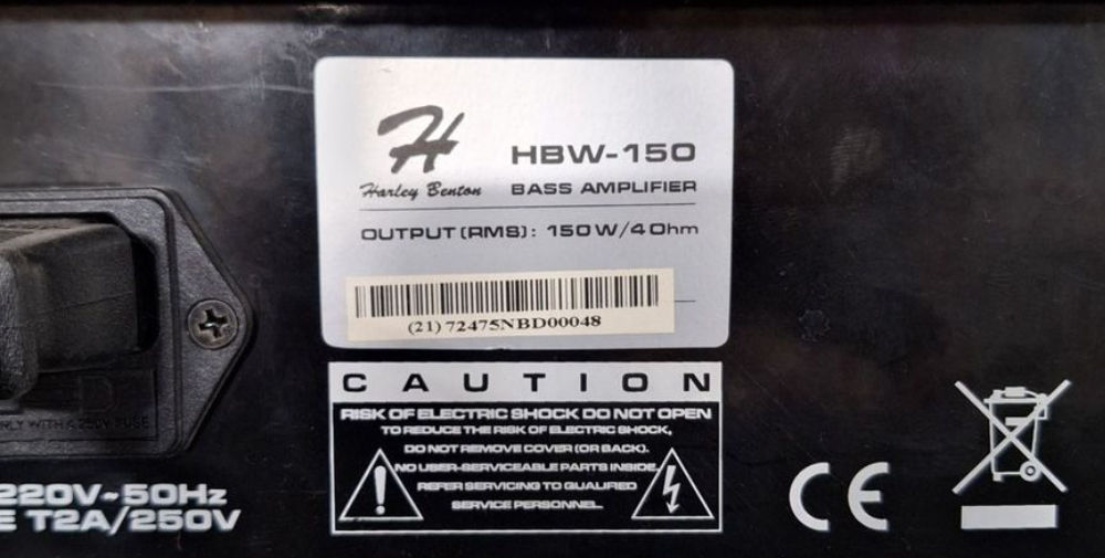 Harley Benton HBW-150 W - bass amplifier  foto 1
