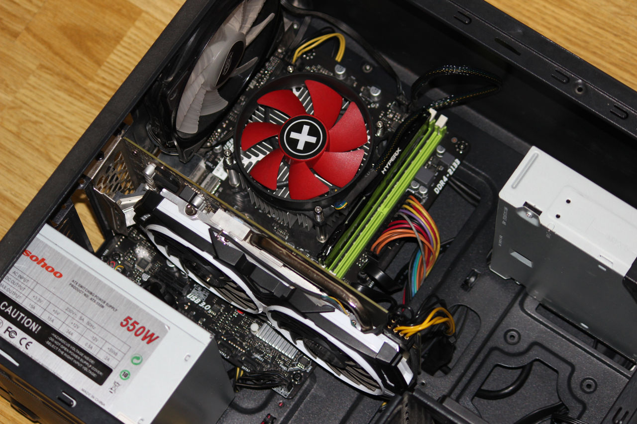Бюджетный Игровой Компьютер! i3 7100 + RX470 4GB + 16GB DDR4 + SSD ...
