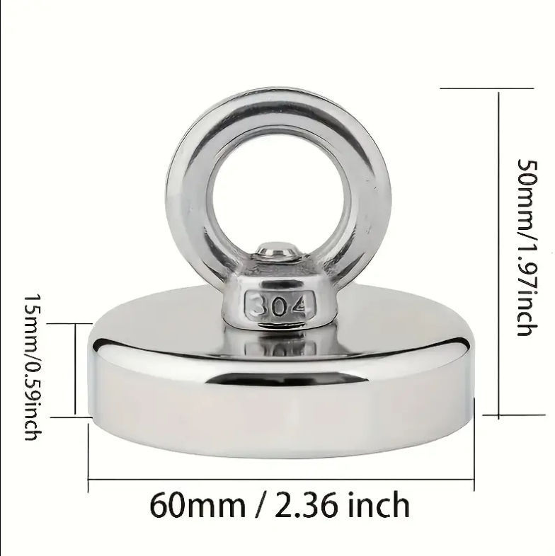 Magnet ce ridica greutati de pana la 130 kg foto 2