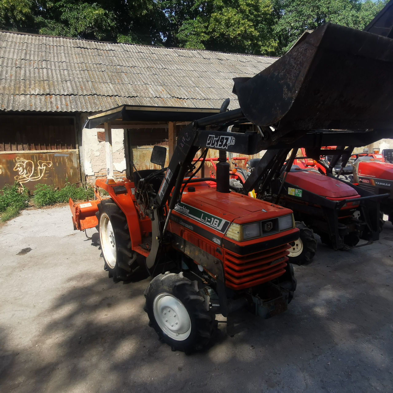 Tractor japonez - Yanmar AF 222s+freza+încărcător acte+transport foto 3