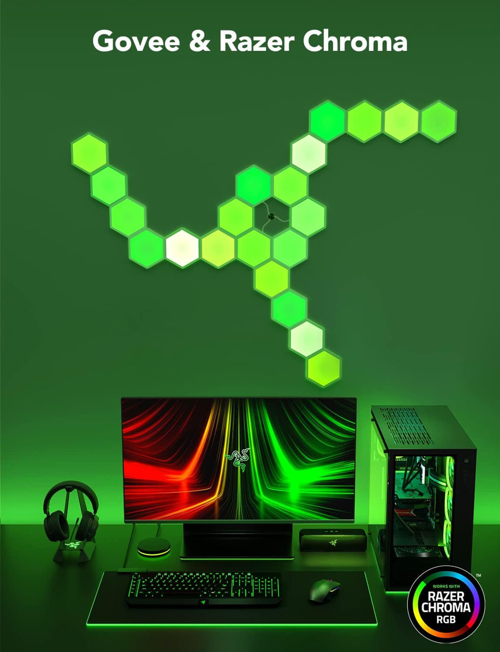 Панели Govee Glide Hexa Light foto 3