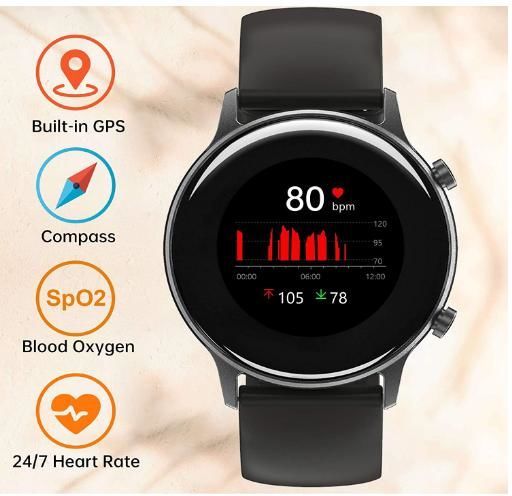 Smart Watch умные часы с цветным дисплеем,большим набором функций,измерение кислорода в крови-SpO2 фото 1