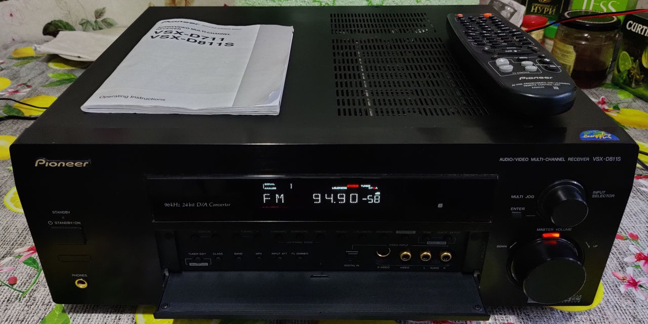 Audio / Video Multi-Channel Receiver Pioneer VSX-D811S Пульт Д/У Как новый в идеальном состояний foto 1