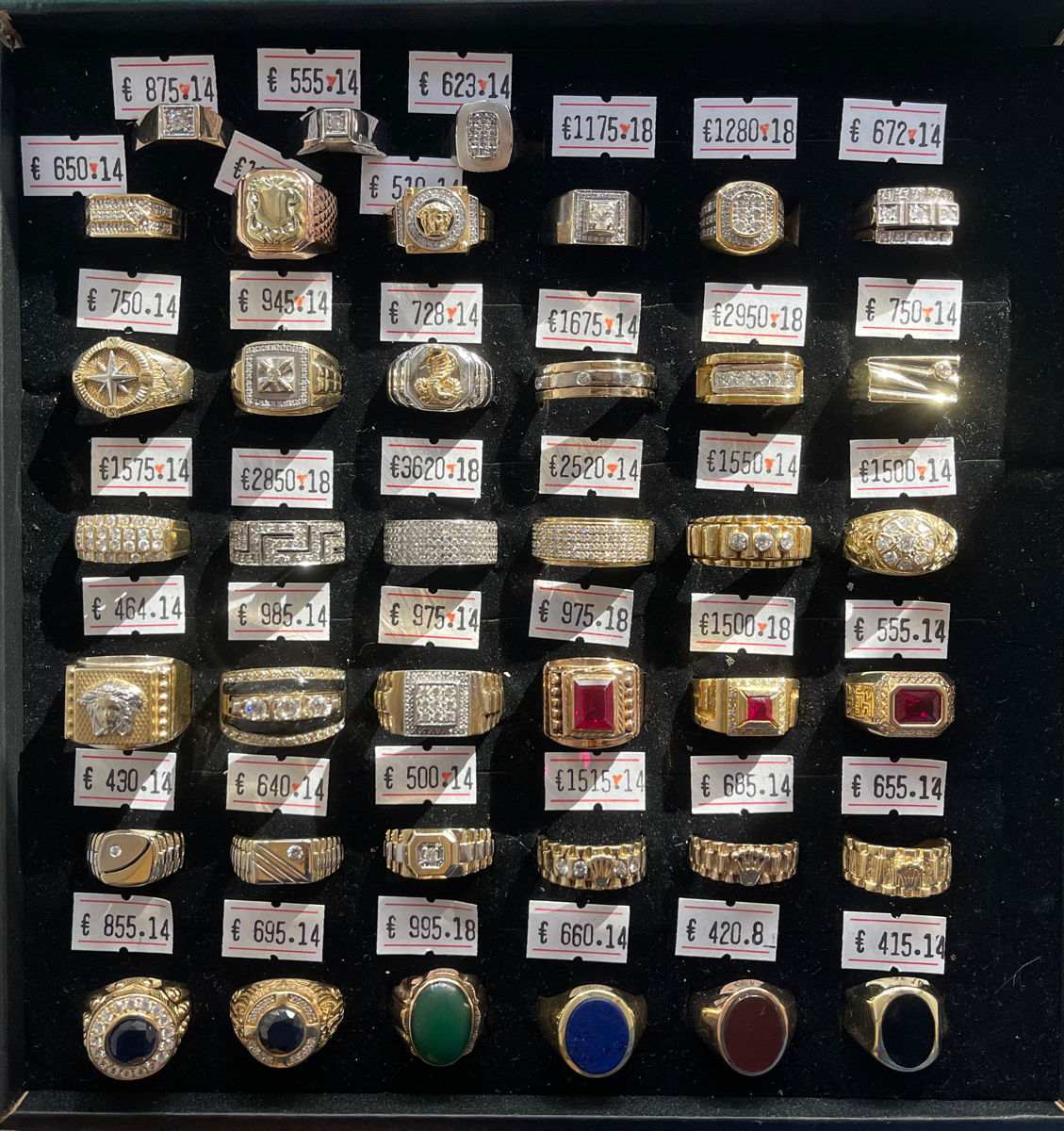 Мужской перстень кольцо 585 золото печатка 14Kt inel pentru bărbați 585 Aur Oro 750 18Kt  фото 3