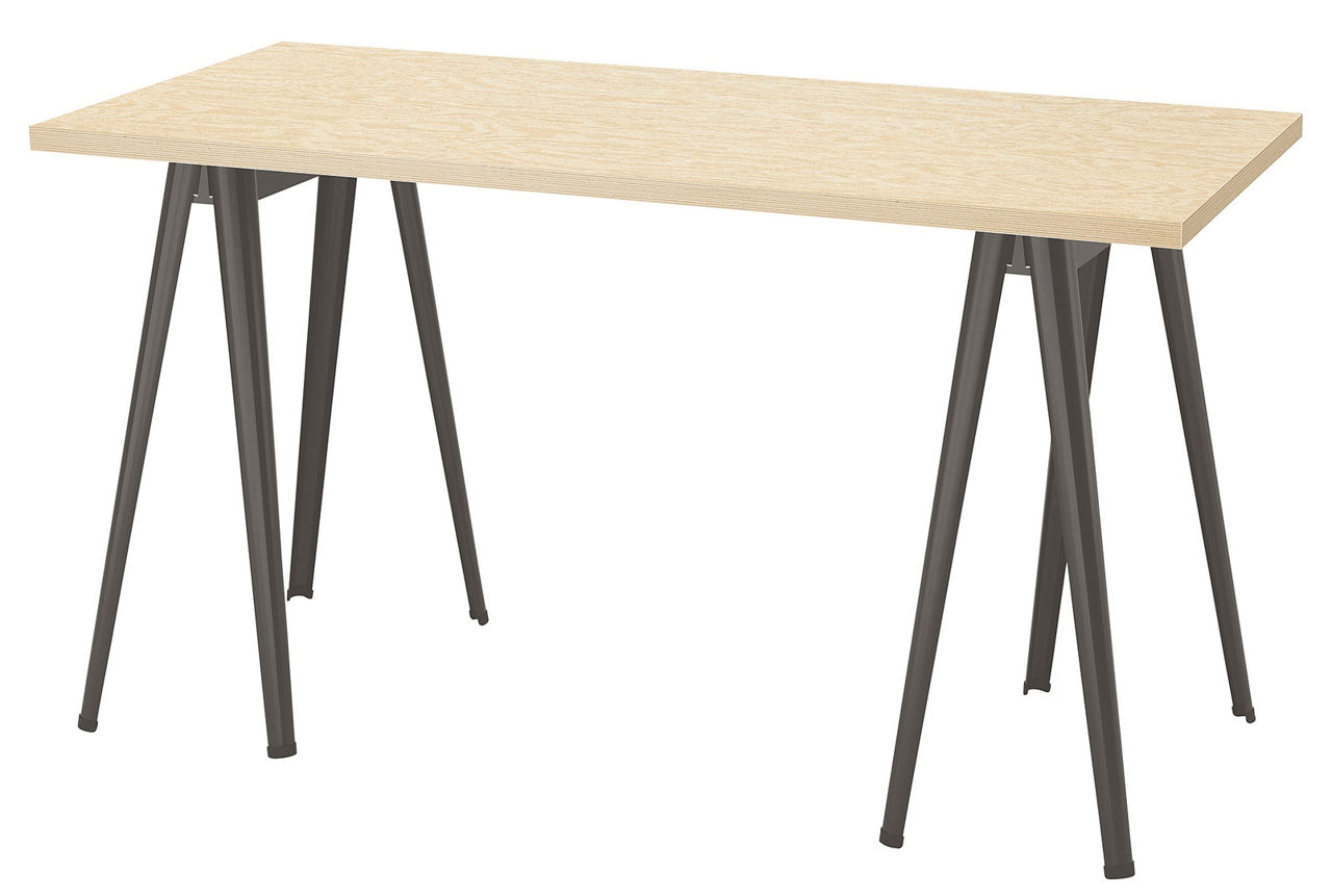 Masă pentru birou Ikea Mittcirkel/Narspel 140x60 фото 2