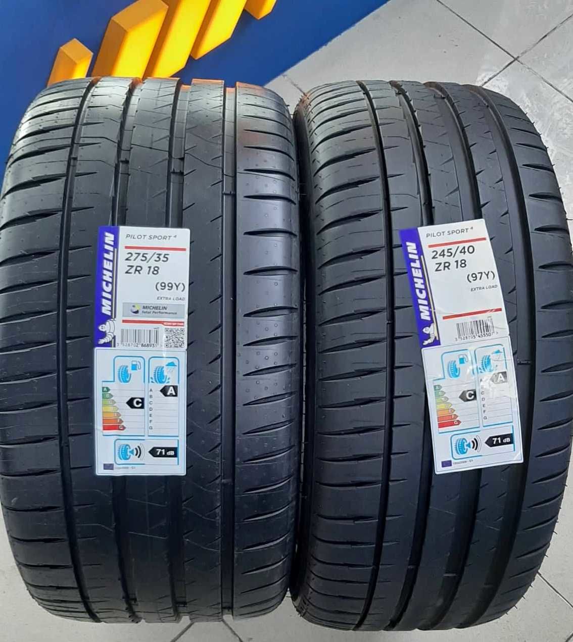 Pазноширокие шины 245/40 & 275/35 R18 Michelin PilotSport4
