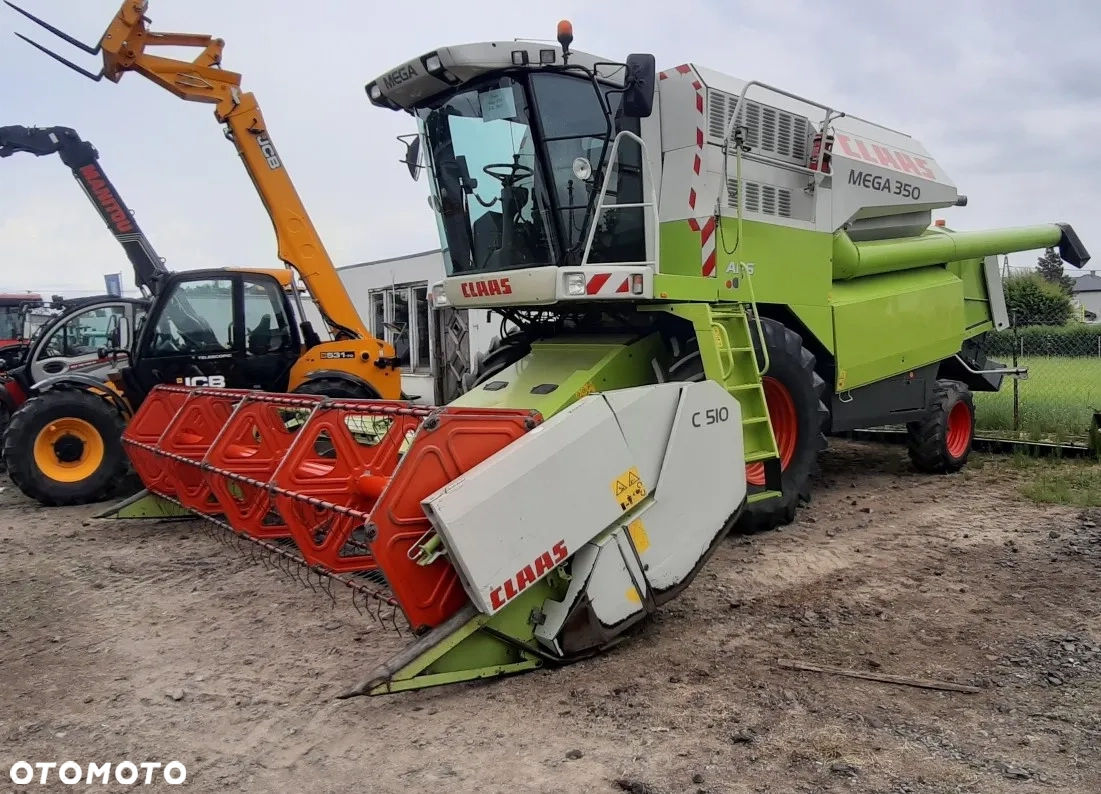 Combină Claas Mega 350 heder cereale+heder porumb/floare 6x70 foto 7
