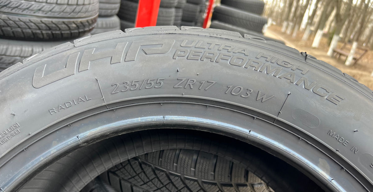 2 шины/2 anvelope 235/55 R17 Riken UHP (Michelin Group)/ Доставка, livrare toata Moldova фото 5