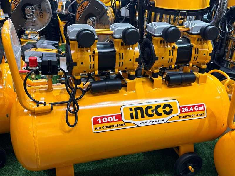 Компрессоры безмасляные 100l 2400w Ingco Acs2241001 foto 1