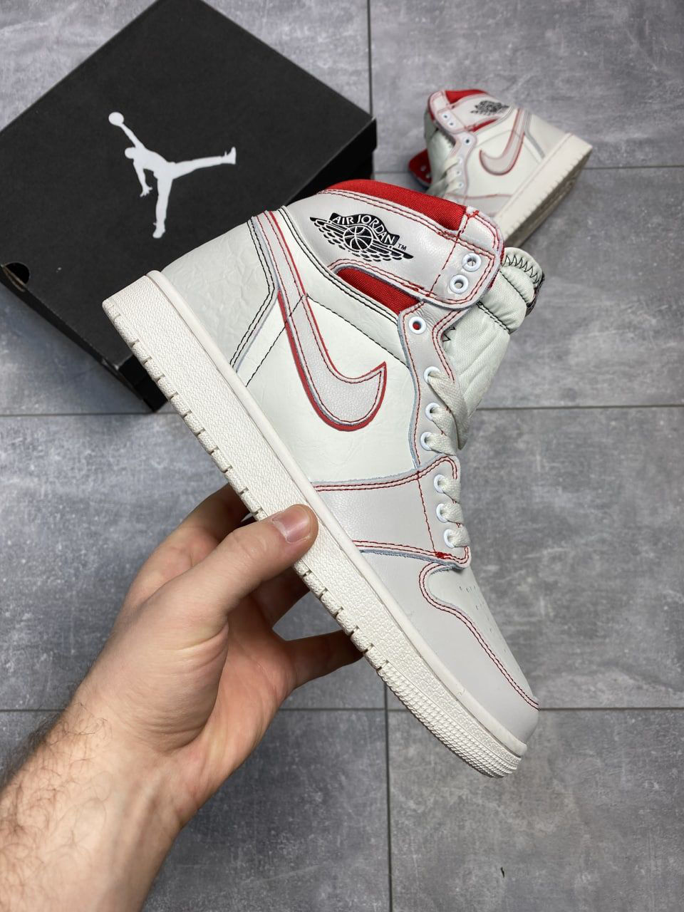 air jordan 1 retro high phantom gym red