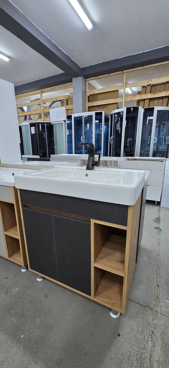 Set mobila pentru baie / dulap / oglinda / modele cu diferite dimensiuni / мебель для ванной комнаты foto 4