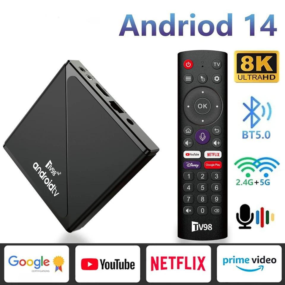 Приставка-Android-Tv-Box-с голосовым поиском. foto 1
