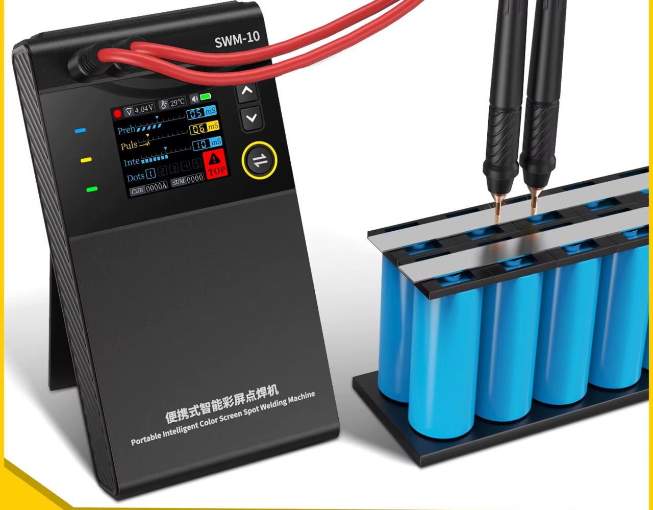 Точечные сварки для аккумуляторов Fnirsi SWM-10, Docreate, Awithz foto 5