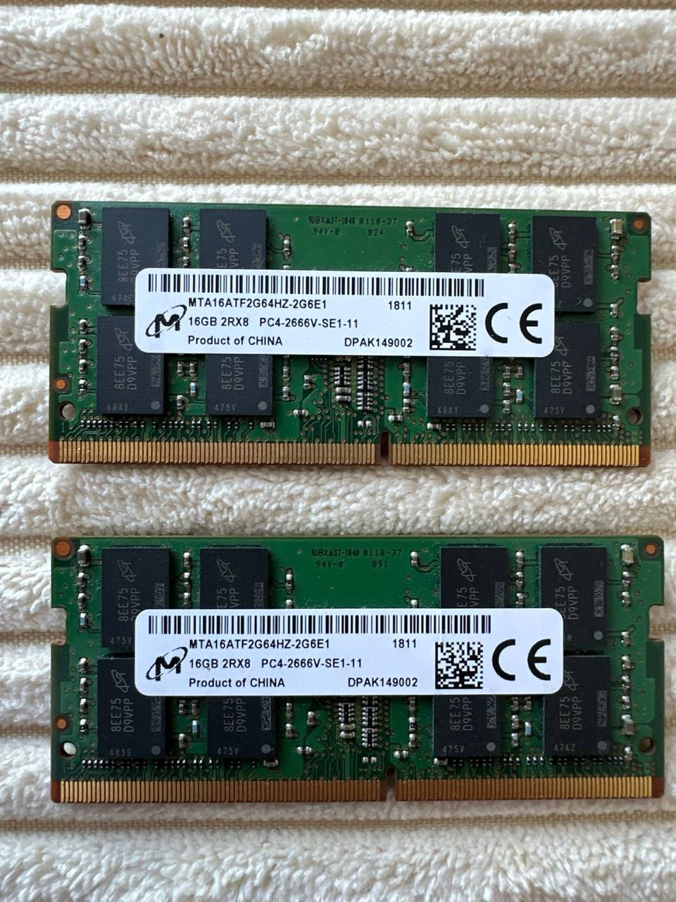 DDR4 32GB (2*16GB) 2666 MHz