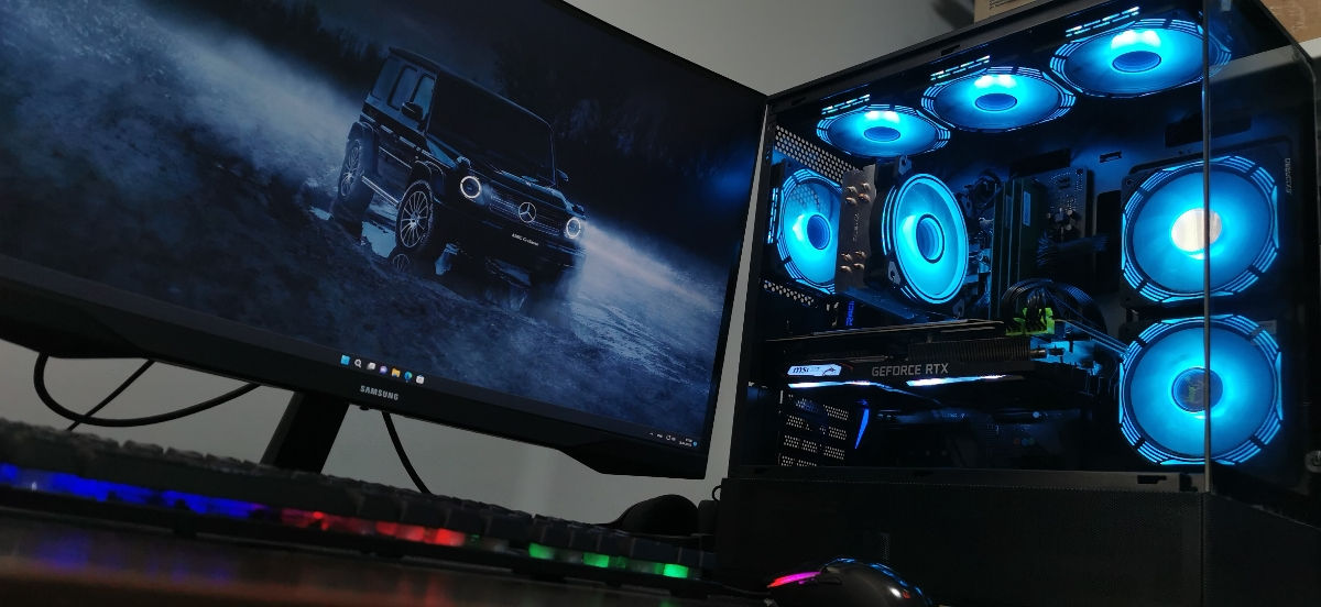 Gaming PC! i7 8700k rtx 2070 Msi GamingX 32Gb Ram foto 6