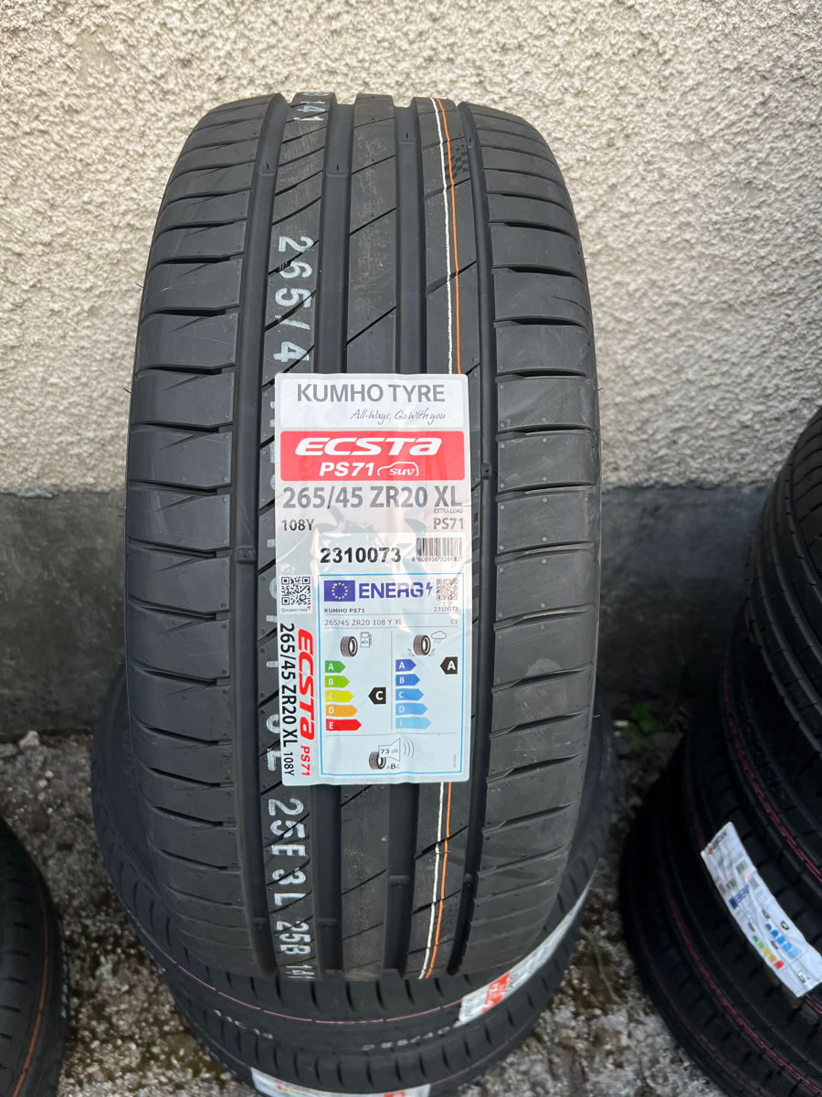 2 шины/2 anvelope 265/45 R20 Kumho Ecsta PS71/ Доставка, livrare toata Moldova foto 0