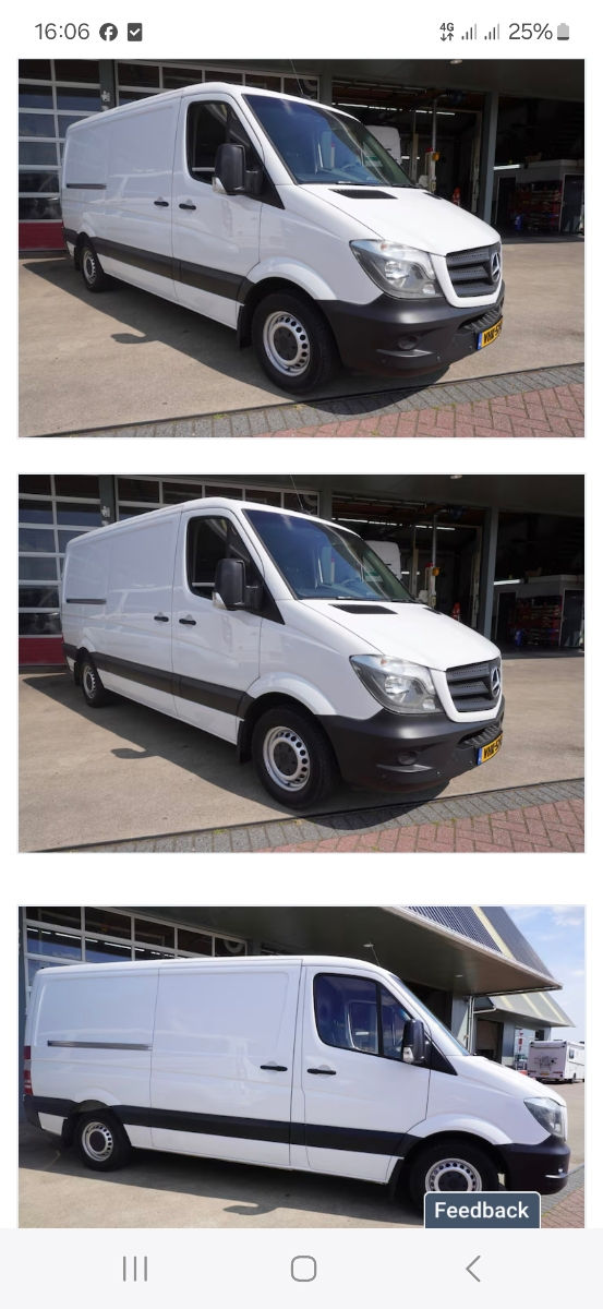 Mercedes Sprinter 316 ,120kw,,,anu 2017 ,adus  recent din Germania ,merge super ,kilometri originali cu carte service,sunt 2 sprintere 316 automată  și manual ,încălzire autonoma wabasto originală,,,
 foto 3