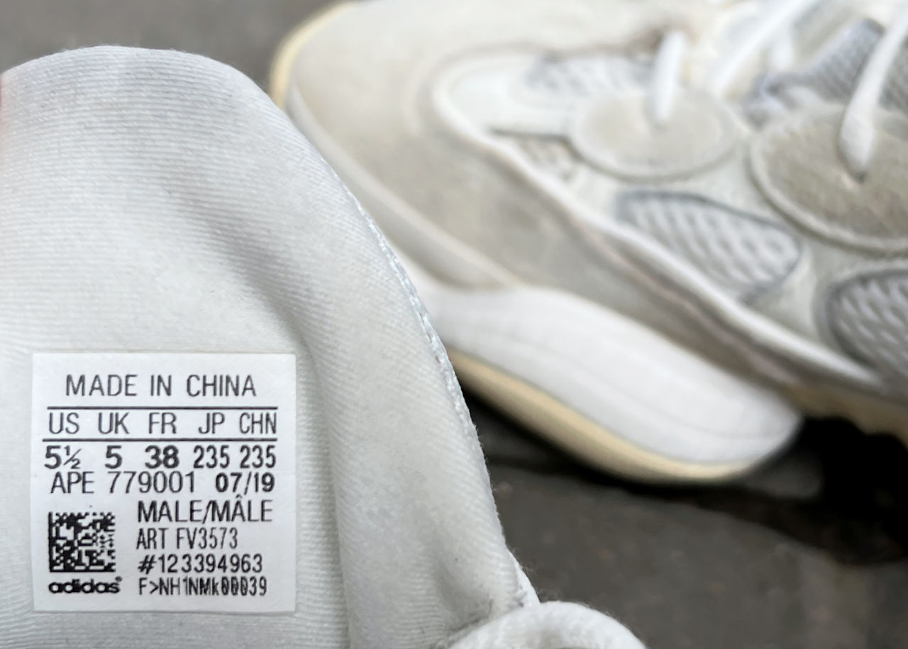 Adidas Yeezy 500 Bone White. Размер 36. Оригинал. В идеальном состоянии. foto 9