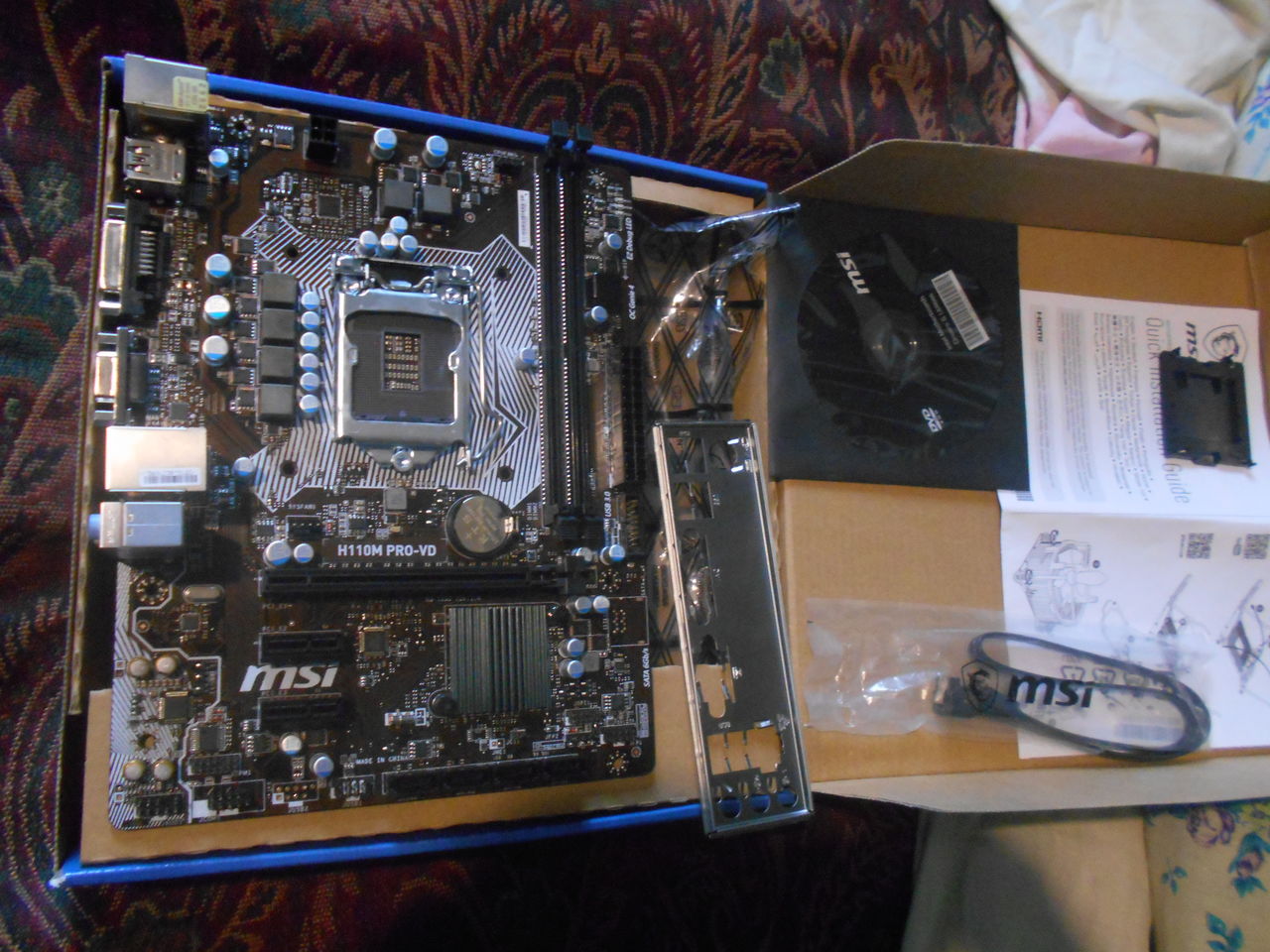 MSI H110M-PRO-VD сокет LGA1151 память ддр-4.