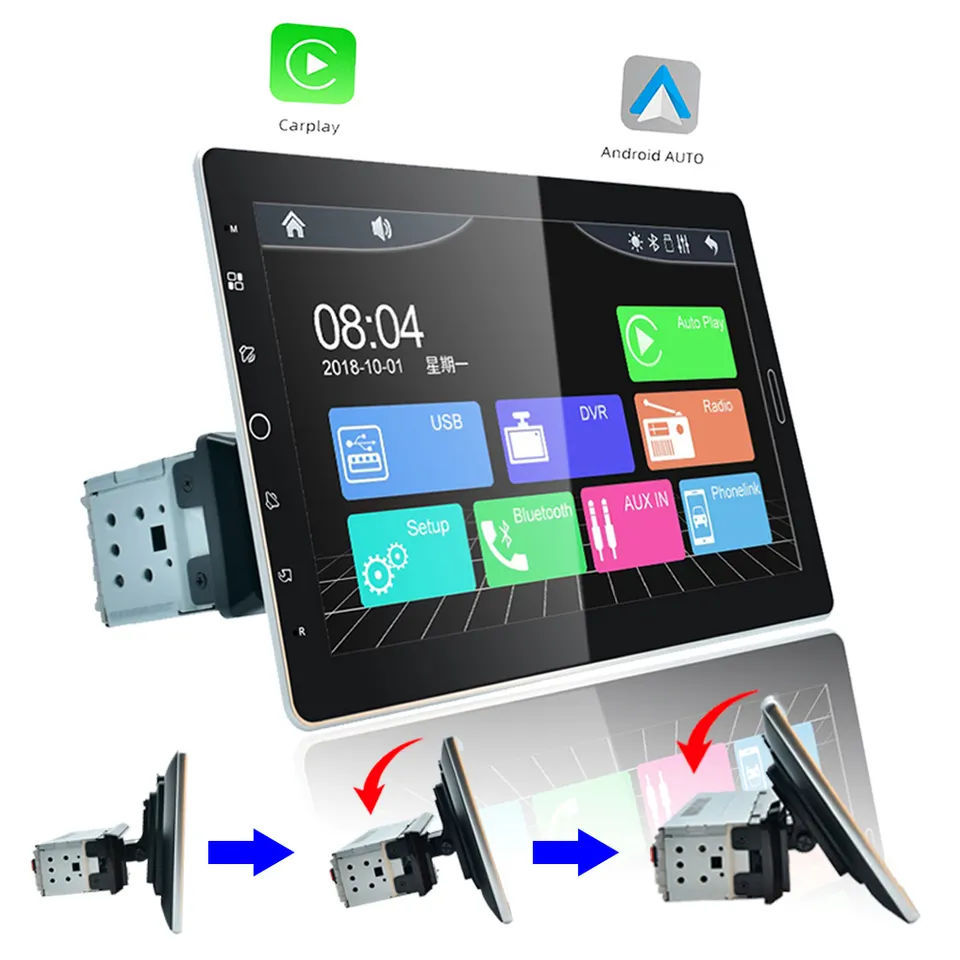 Tesla style de 10 inch cu Bluetooth, USB, Carplay și cameră spate! foto 4
