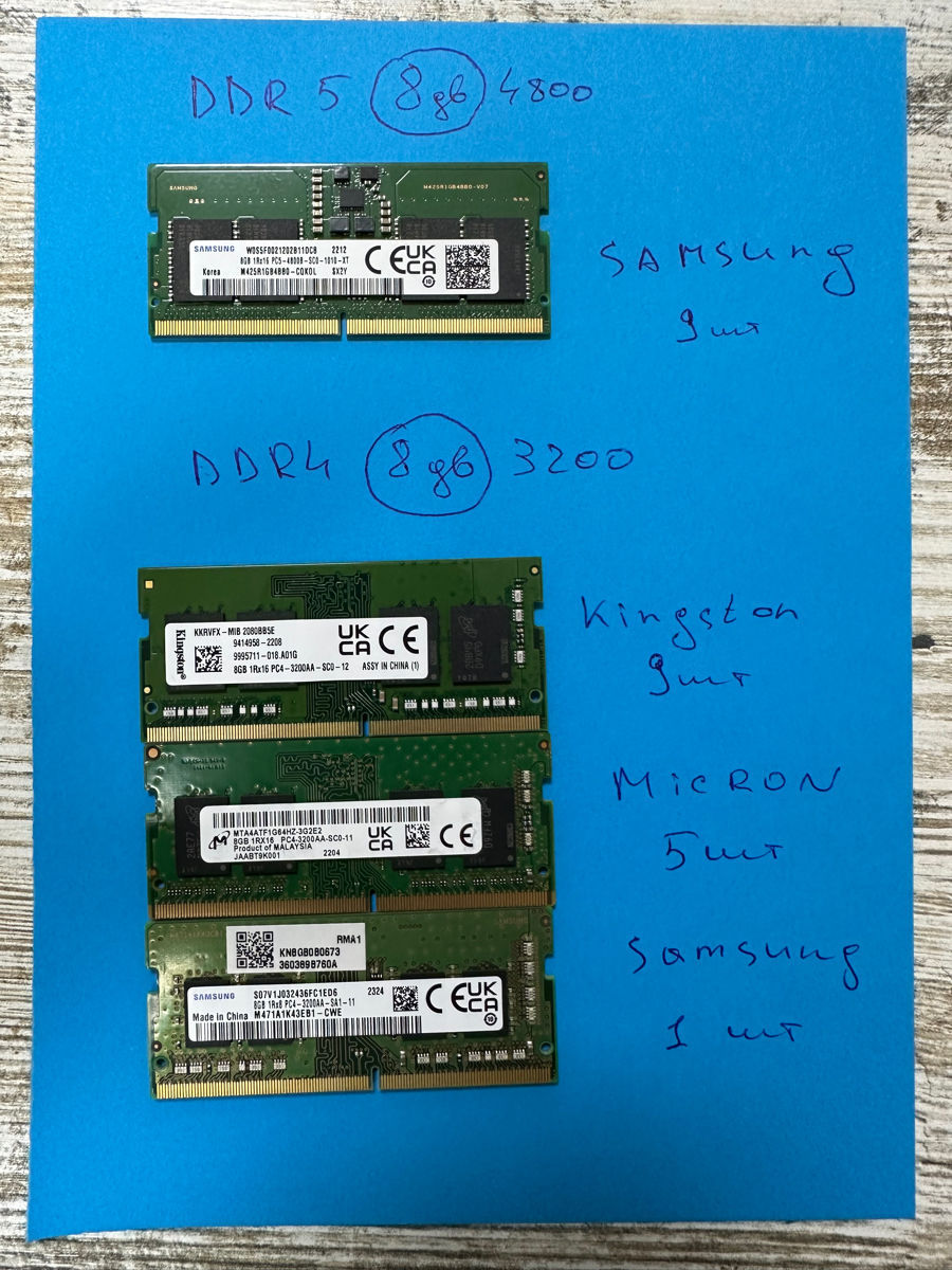 Micron 8Gb DDR4 3200 SoDimm Kingston фото 6