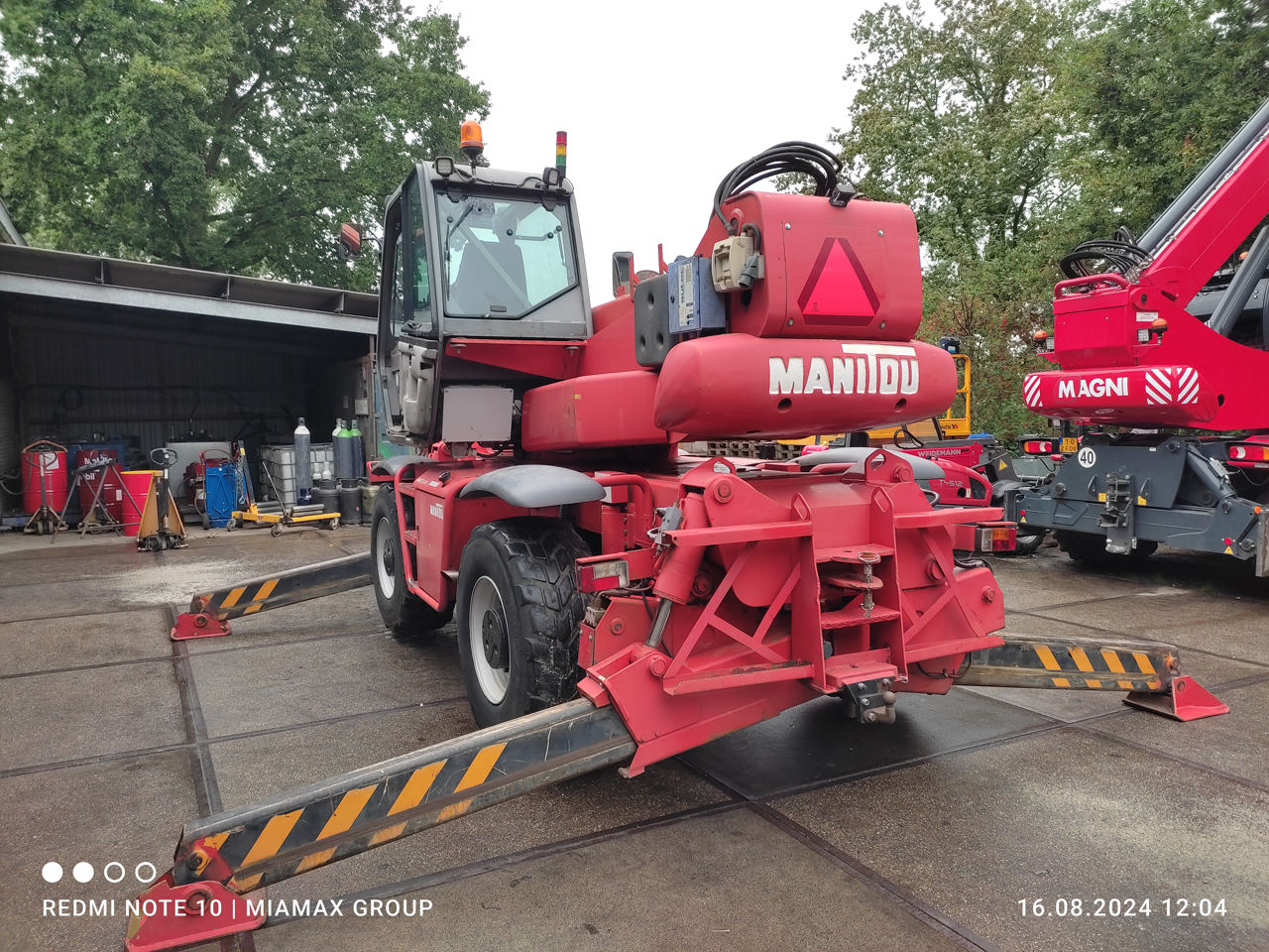 Телескопический погрузчик с поворотной башней Manitou MRT 2145, 2001 foto 5