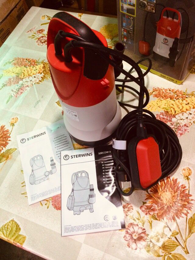 Продам насос sterwins 500 cdw-3