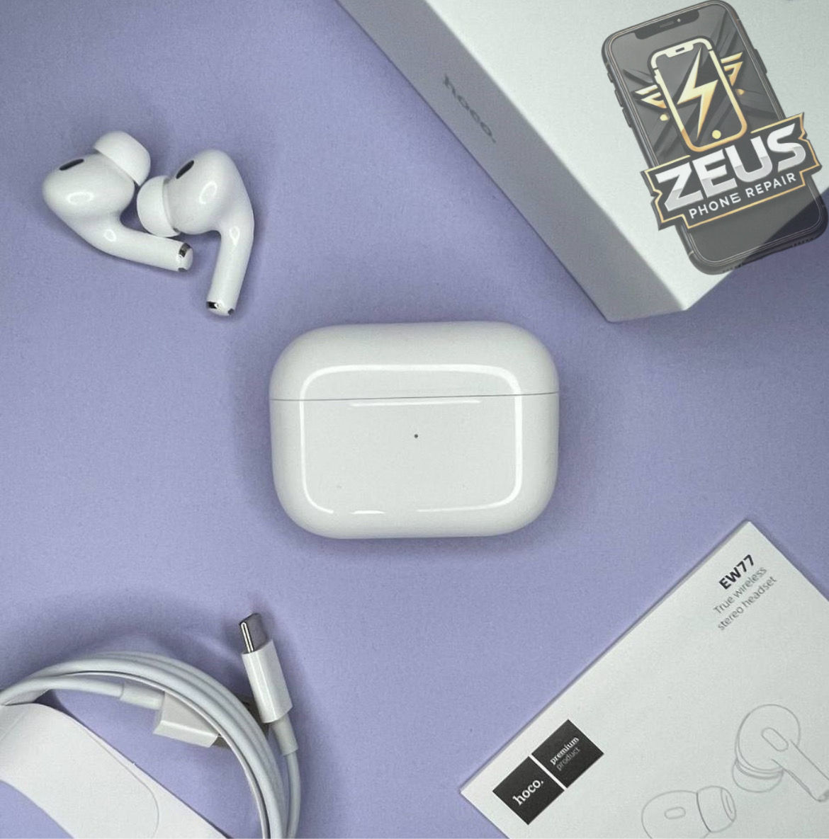 Наушники Bluetooth Hoco EW77 с сенсорным управлением и зарядным кейсом. Оригинал! фото 2