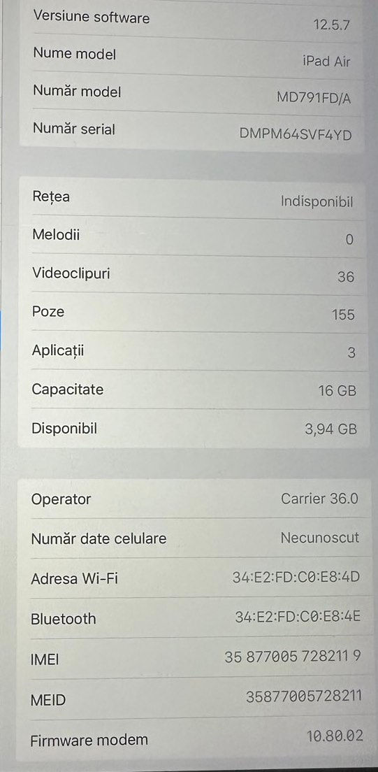 Apple Ipad Air WI-FI Cellular 16GB foto 5