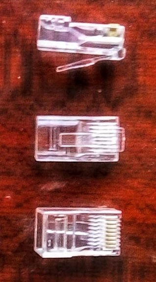 Сетевой разъём, коннектор ("папа") RJ45. Новый фото 0