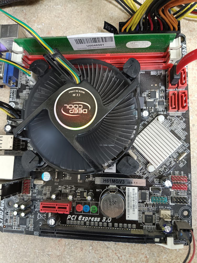 Biostar H61MGV3 Socket LGA 1155