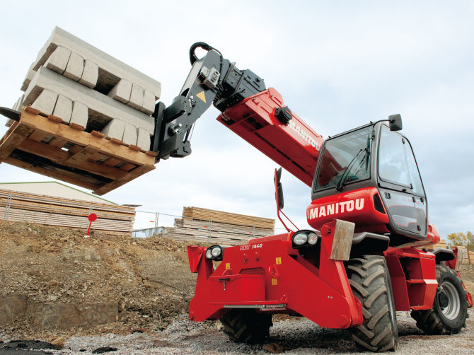 Телескопический погрузчик с поворотной башней Manitou MRT1840 EASY-ST3B, 2017 foto 15