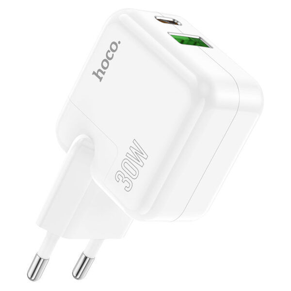 Încărcător HOCO C111A Lucky dual-port PD30W+QC3.0 (UE) foto 2