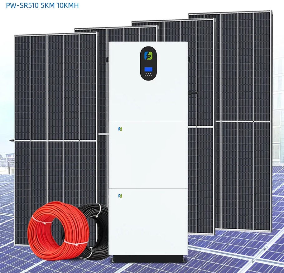 Stație fotovoltaică pentru casa de 5.1kw.Invertor hibrid off-grid. foto 1