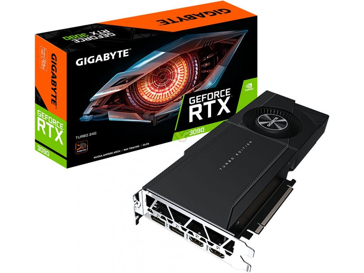 Gigabyte GeForce RTX 3090 TURBO 24GB foto 1